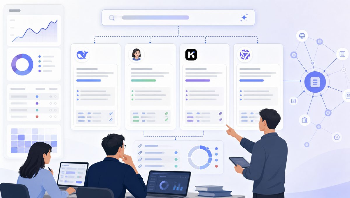 竞品AI卖点核验截图示意:同一Prompt在DeepSeek、豆包、Kimi和通义千问中的回答差异