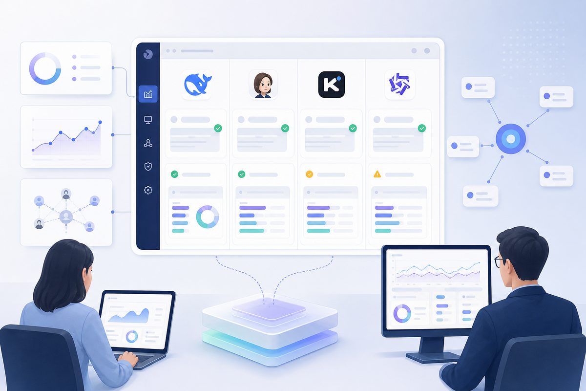 DeepSeek、豆包、Kimi 和通义千问集成兼容性测试结果对照截图