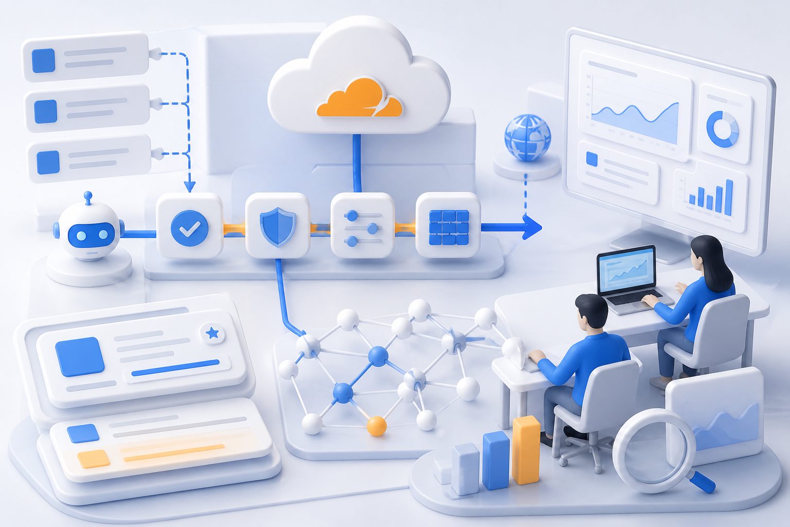Cloudflare 已知爬虫放行规则路径示意图