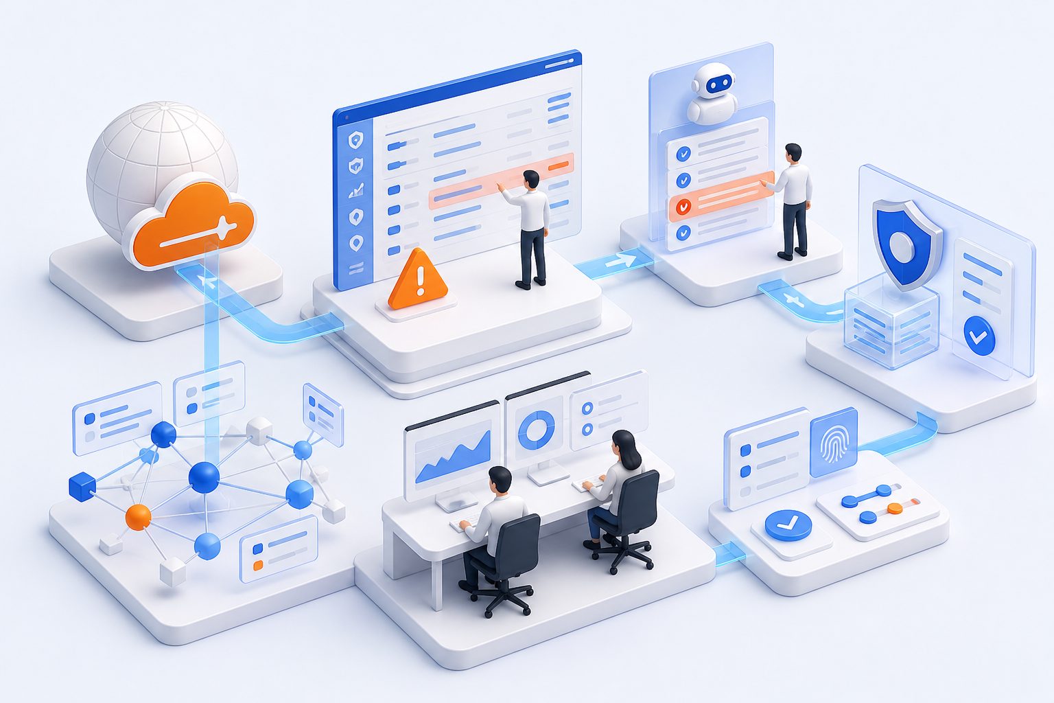 Cloudflare Security Events 中定位爬虫误拦的示意图
