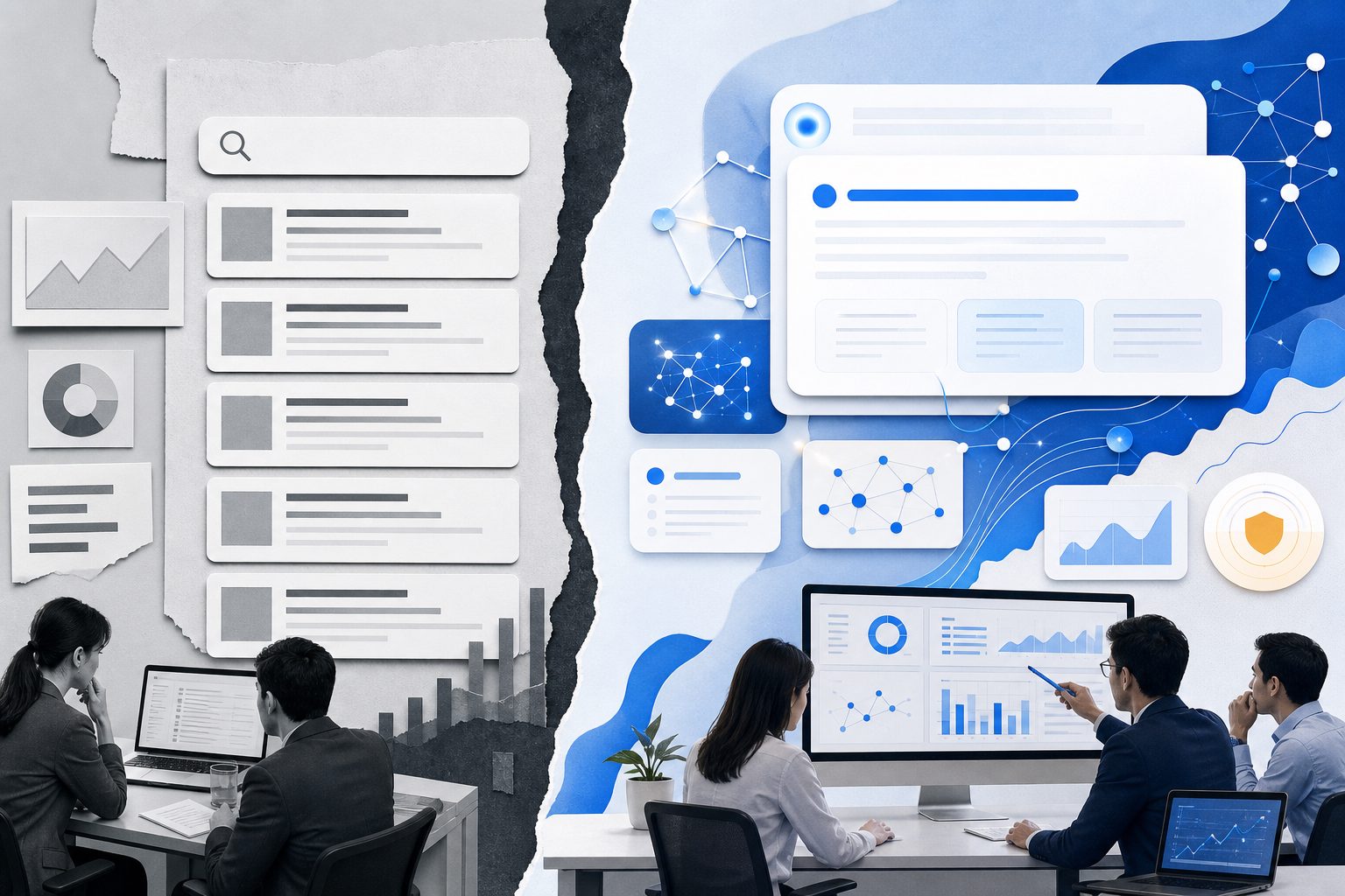 DeepSeek 与传统 SEO 竞品分析的差异对比