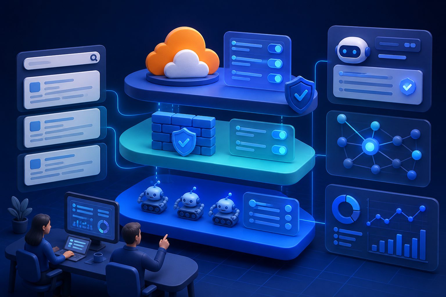 Cloudflare 放行 AI 爬虫的三层规则关系示意图