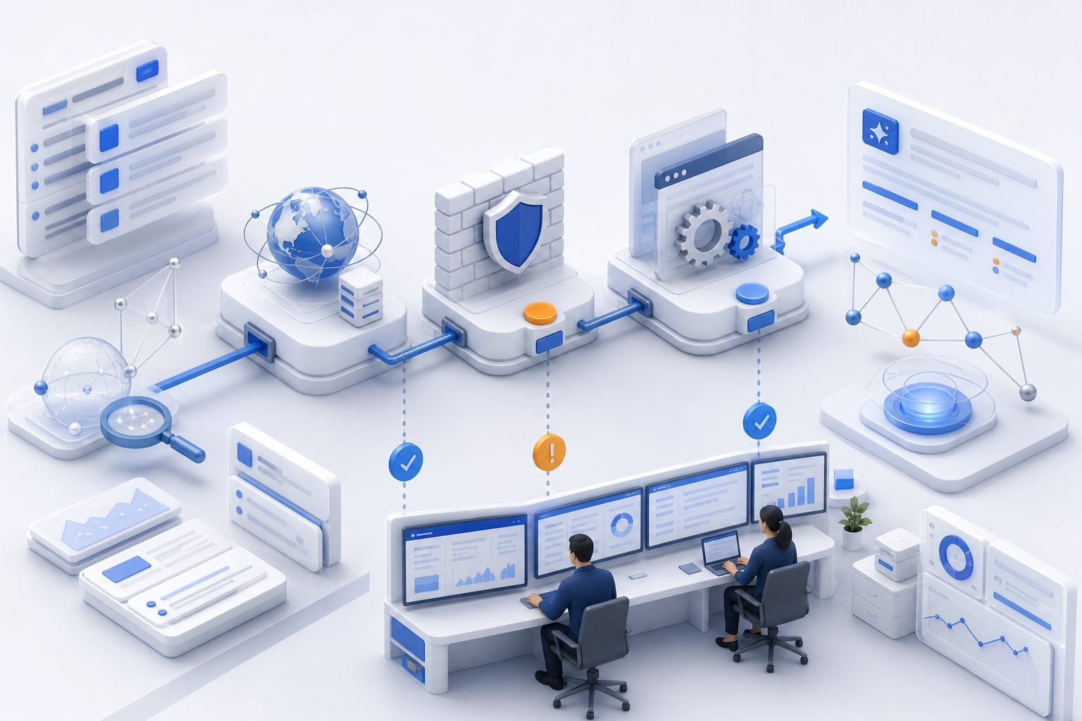 AI爬虫访问失败排查流程图:DNS、WAF、渲染三层定位