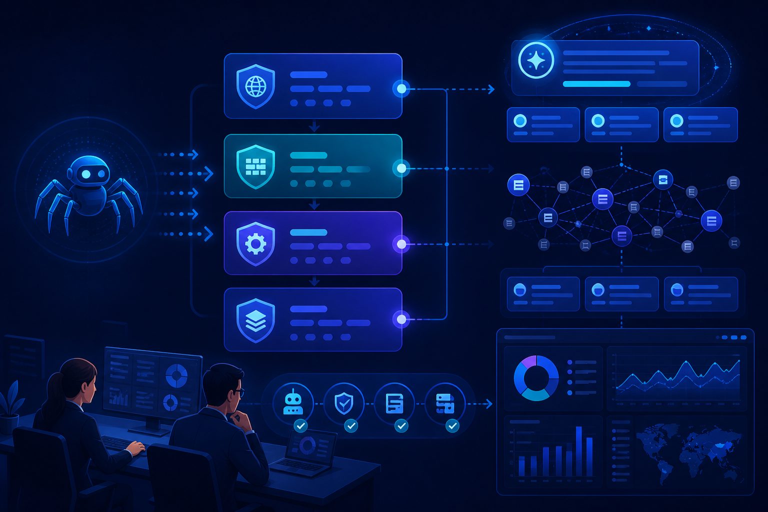 AI 爬虫放行顺序示意图