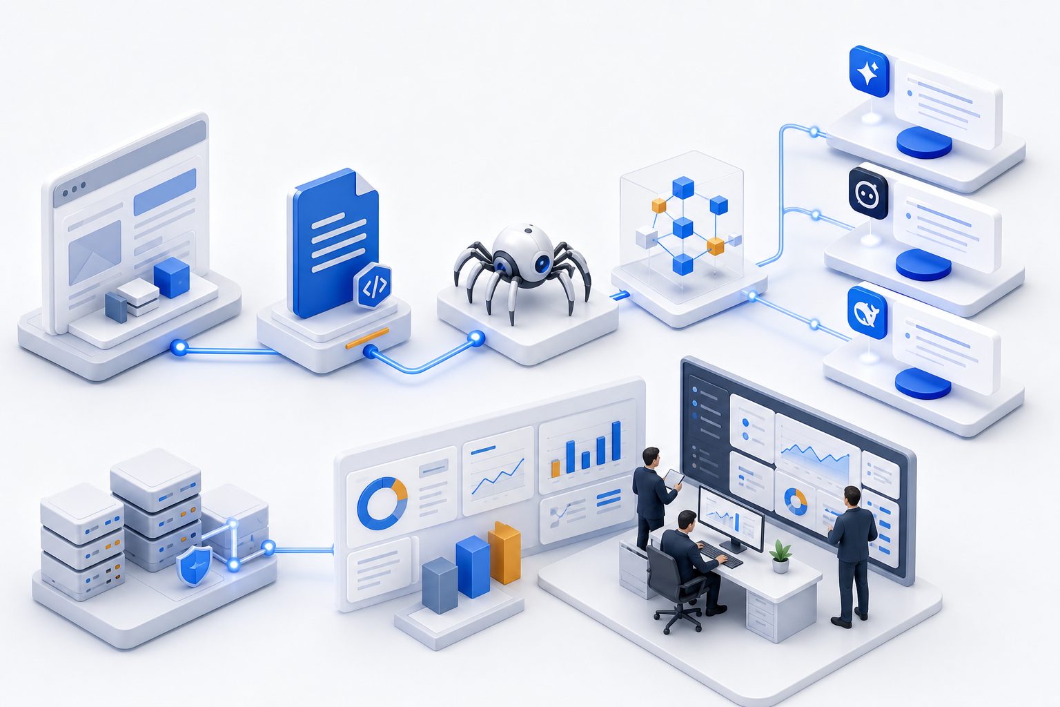 llms.txt 部署位置与 AI 爬虫抓取链路
