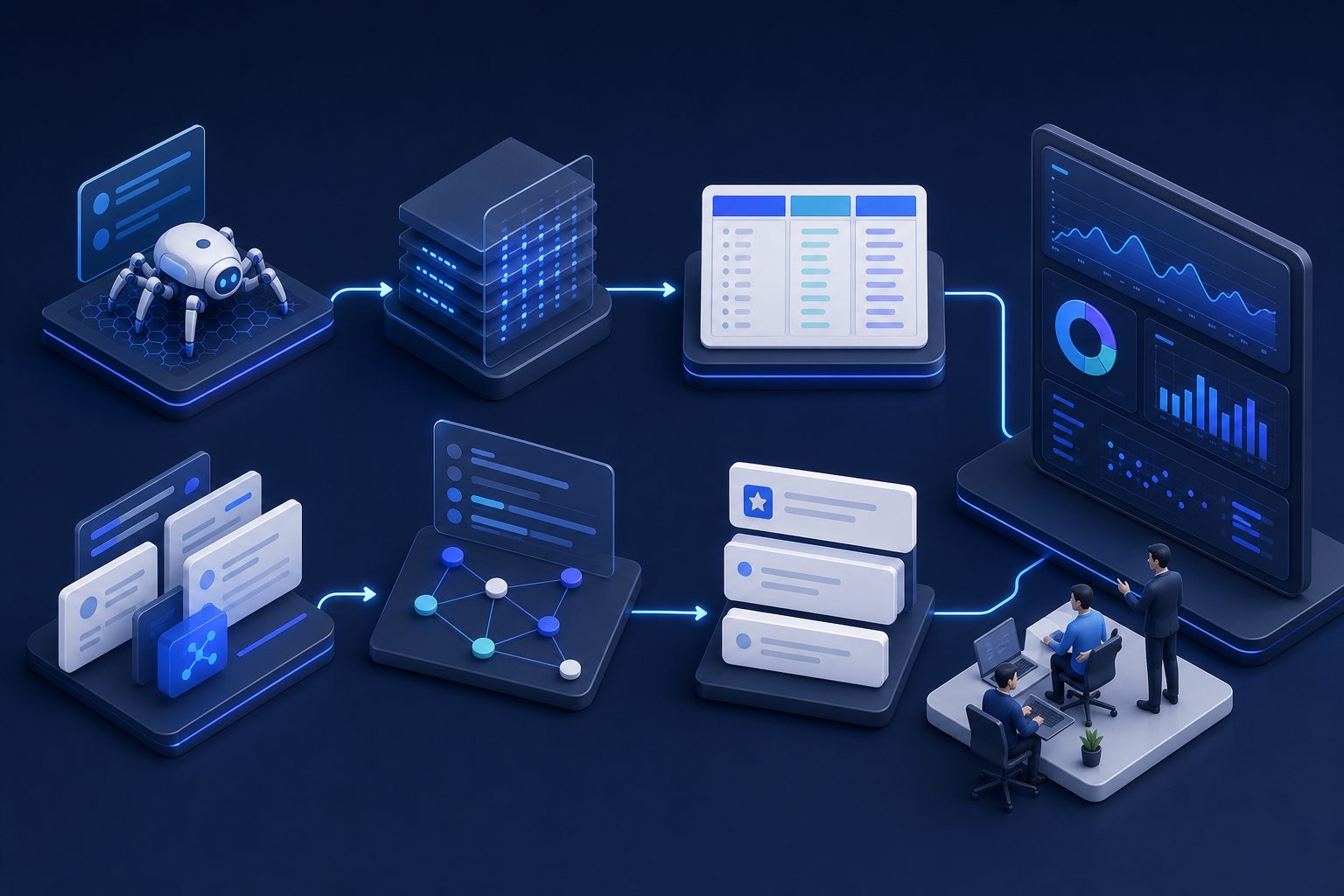 DeepSeek 抓取频率日志示意图:按 UA、IP、路径三列统计