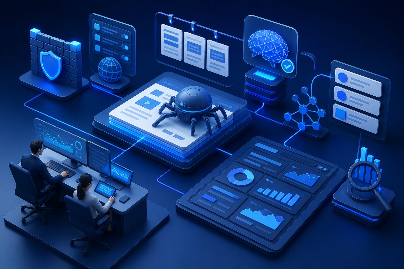 deepseek 站点抓取规则与 AI 可见性监测看板示意
