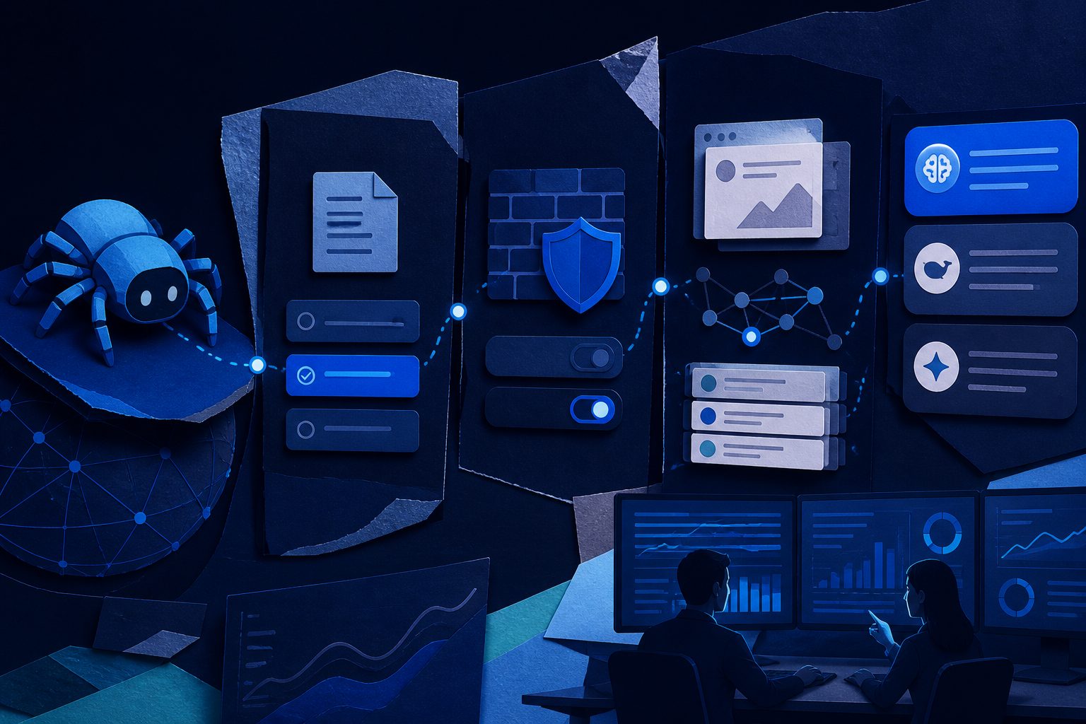 Cloudflare 放行 DeepSeek 爬虫的四层排查路径示意图