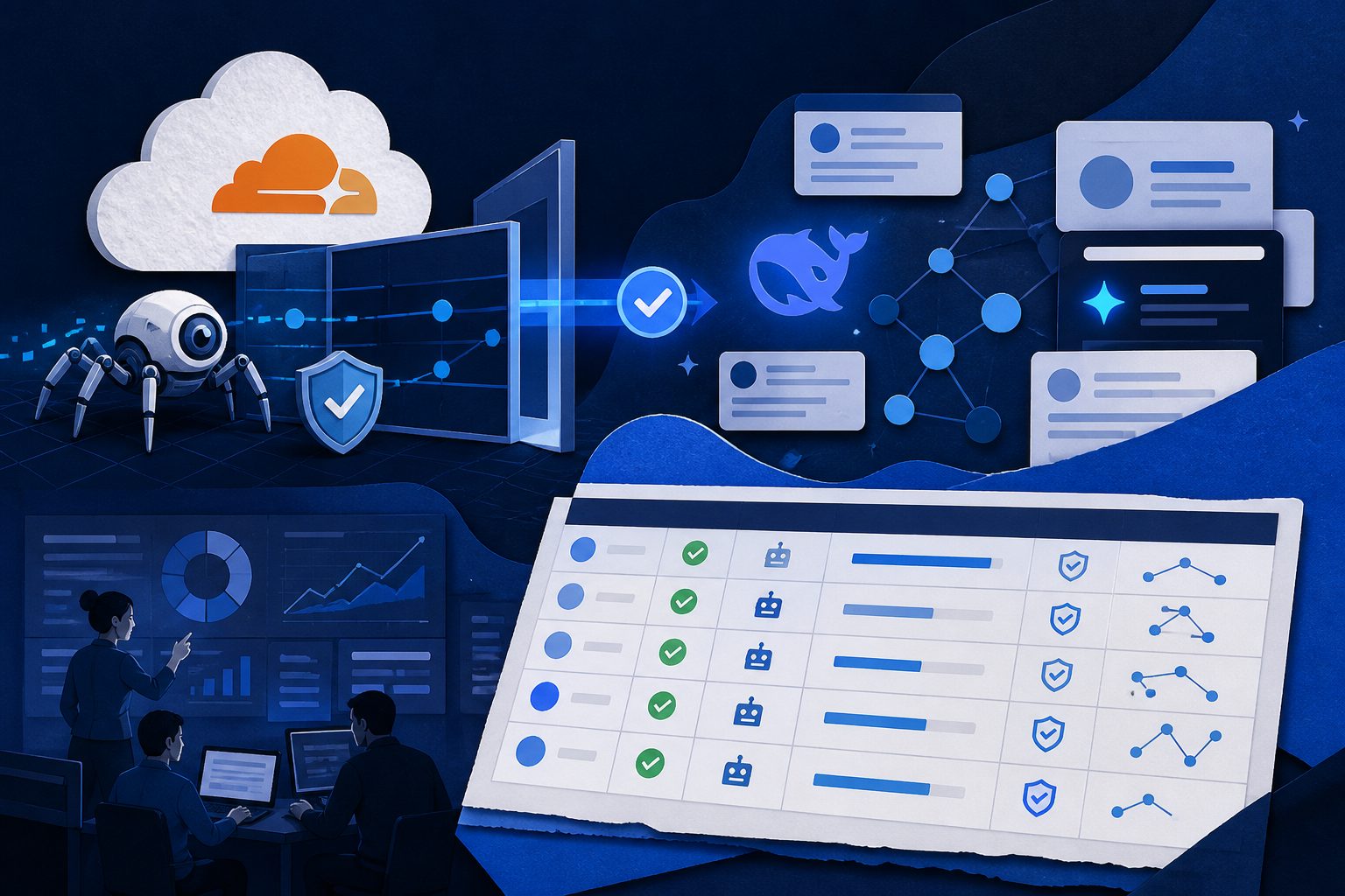Cloudflare 放行 DeepSeek 爬虫后的日志与引用验证表