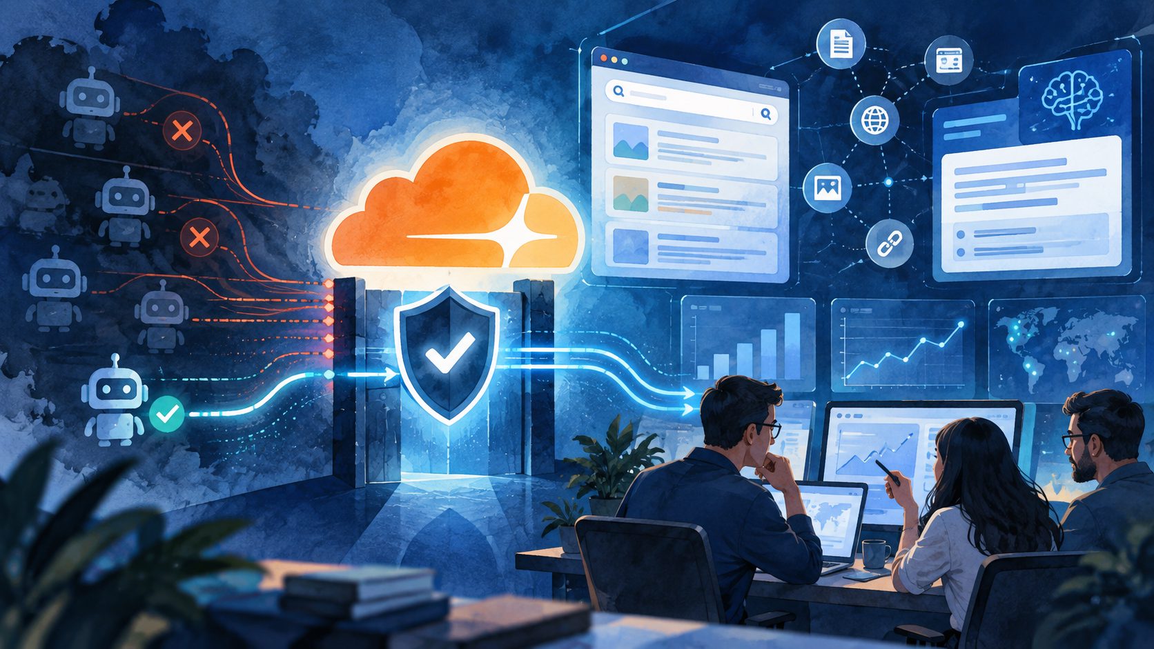 Cloudflare 跳过托管质询 爬虫:误拦截排查与最小放行方案