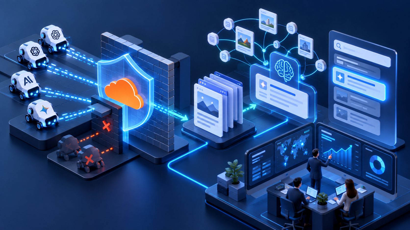 Cloudflare 按域名放行 AI 爬虫配置与验证指南