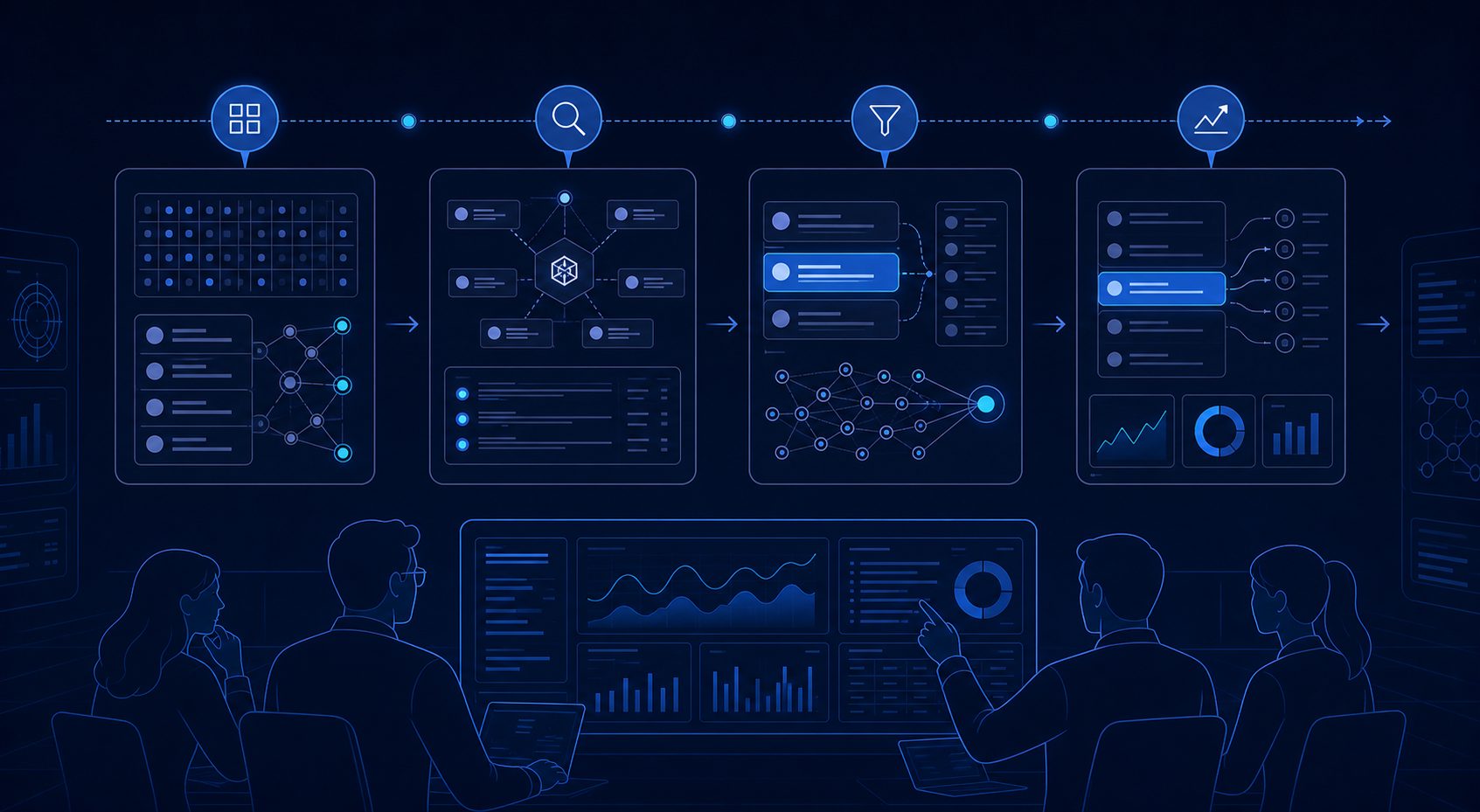 SaaS 团队用 AI 搜索竞品监测方法做四周复盘的时间轴