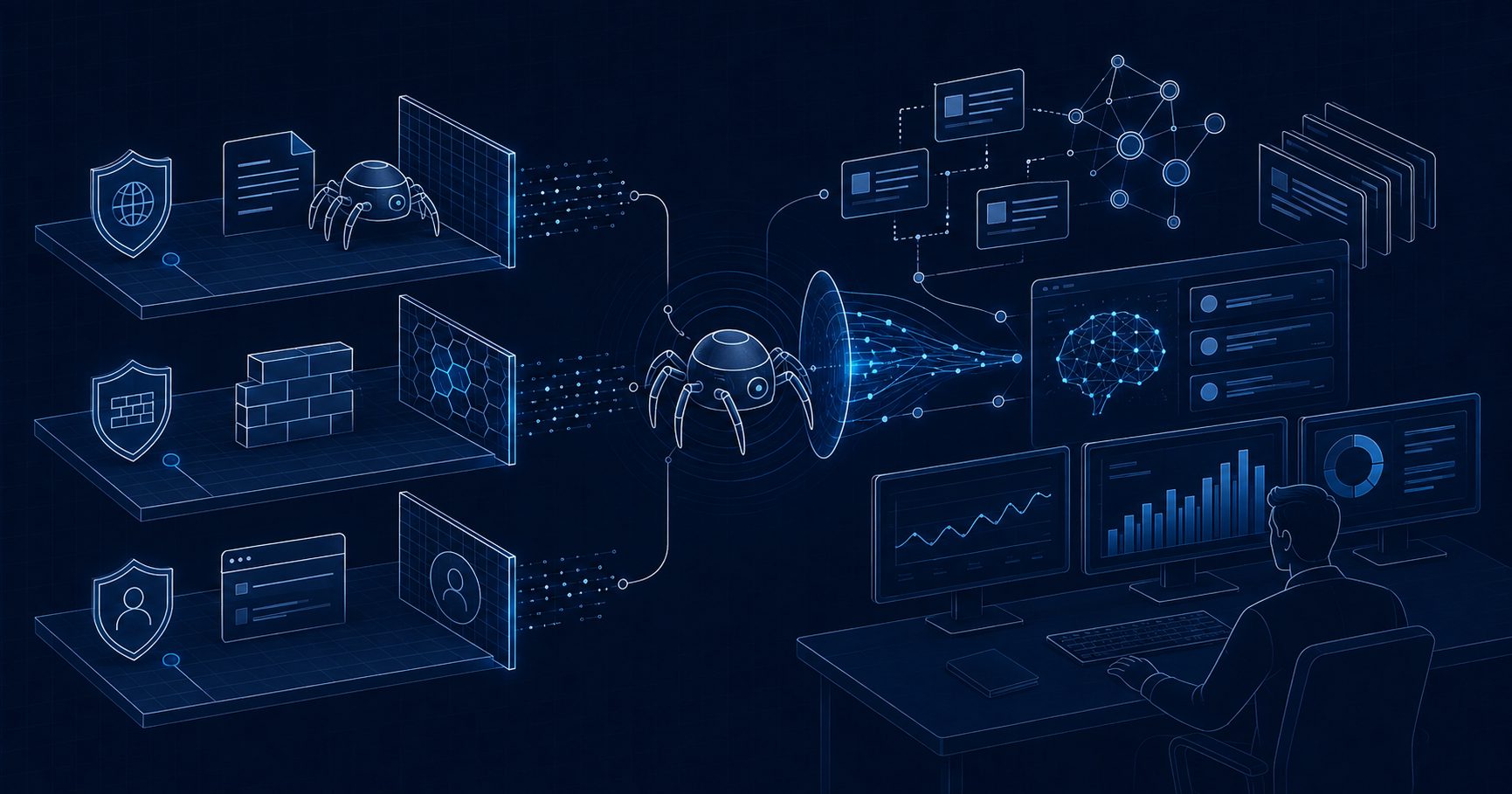 deepseek 爬虫放行规则的三层检查示意图
