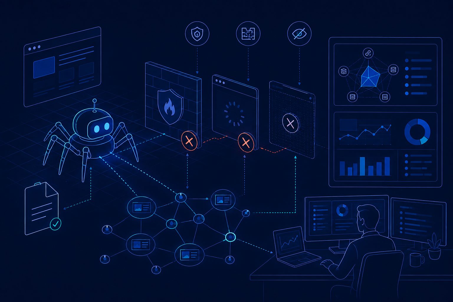DeepSeek 抓取失败点分布:robots 未拦截但 WAF 或页面渲染阻断
