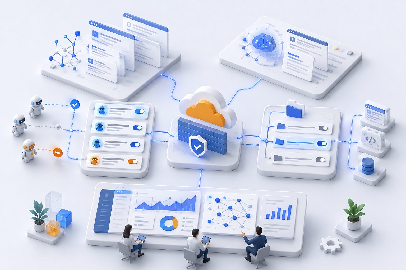 Cloudflare 中按路径限制 AI 爬虫 UA 白名单的规则示意