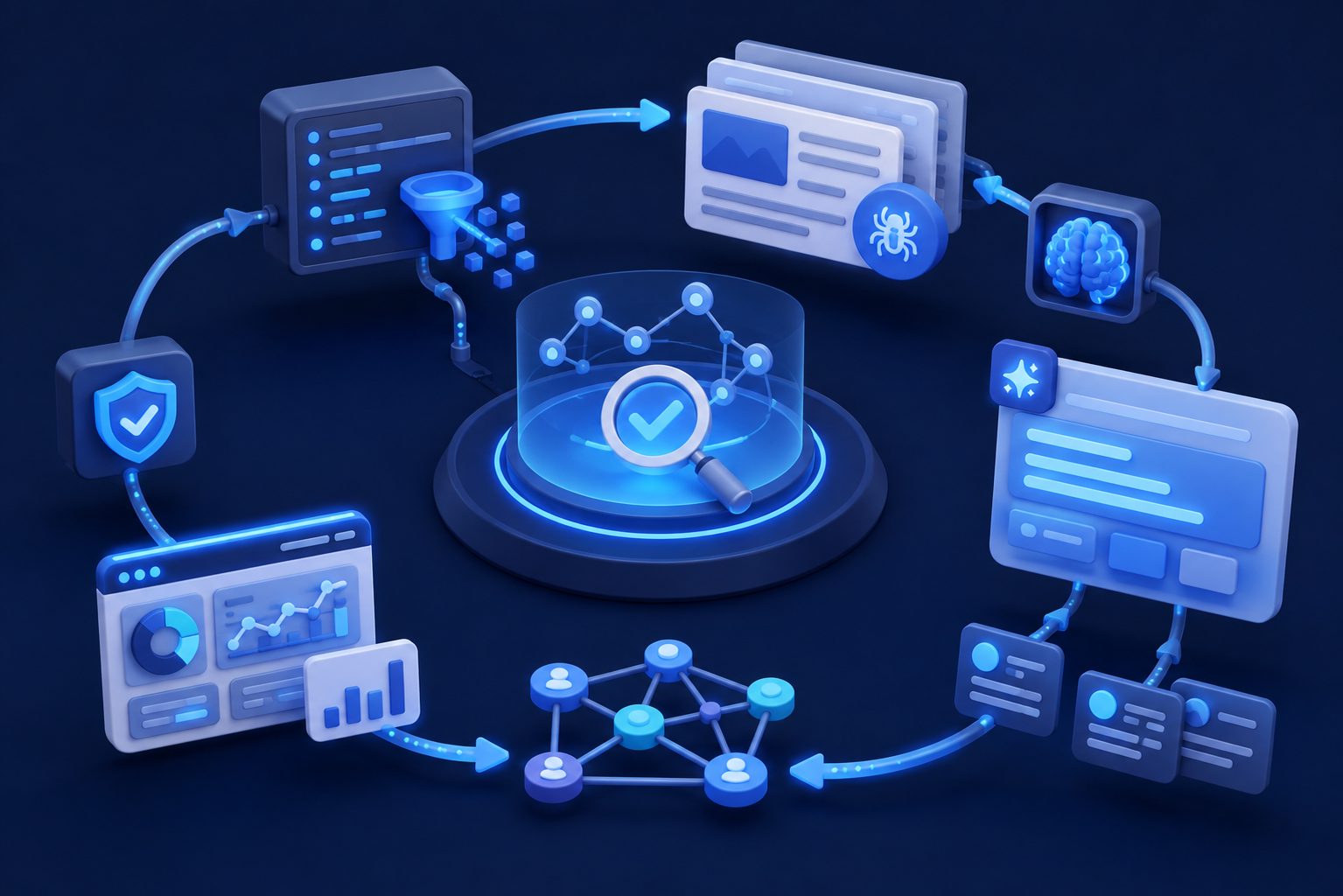 deepseek 抓取验证流程从日志到引用监测的闭环图