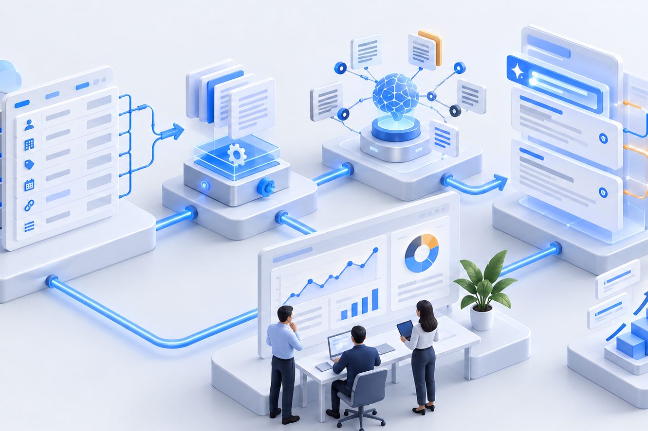 SaaS行业数据页面的字段结构示意图
