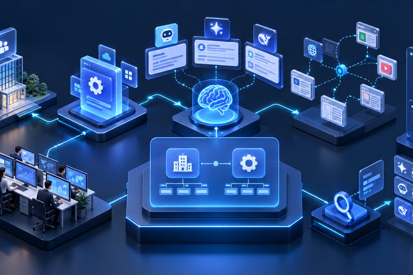 SaaS品牌Organization与SoftwareApplication实体关系图
