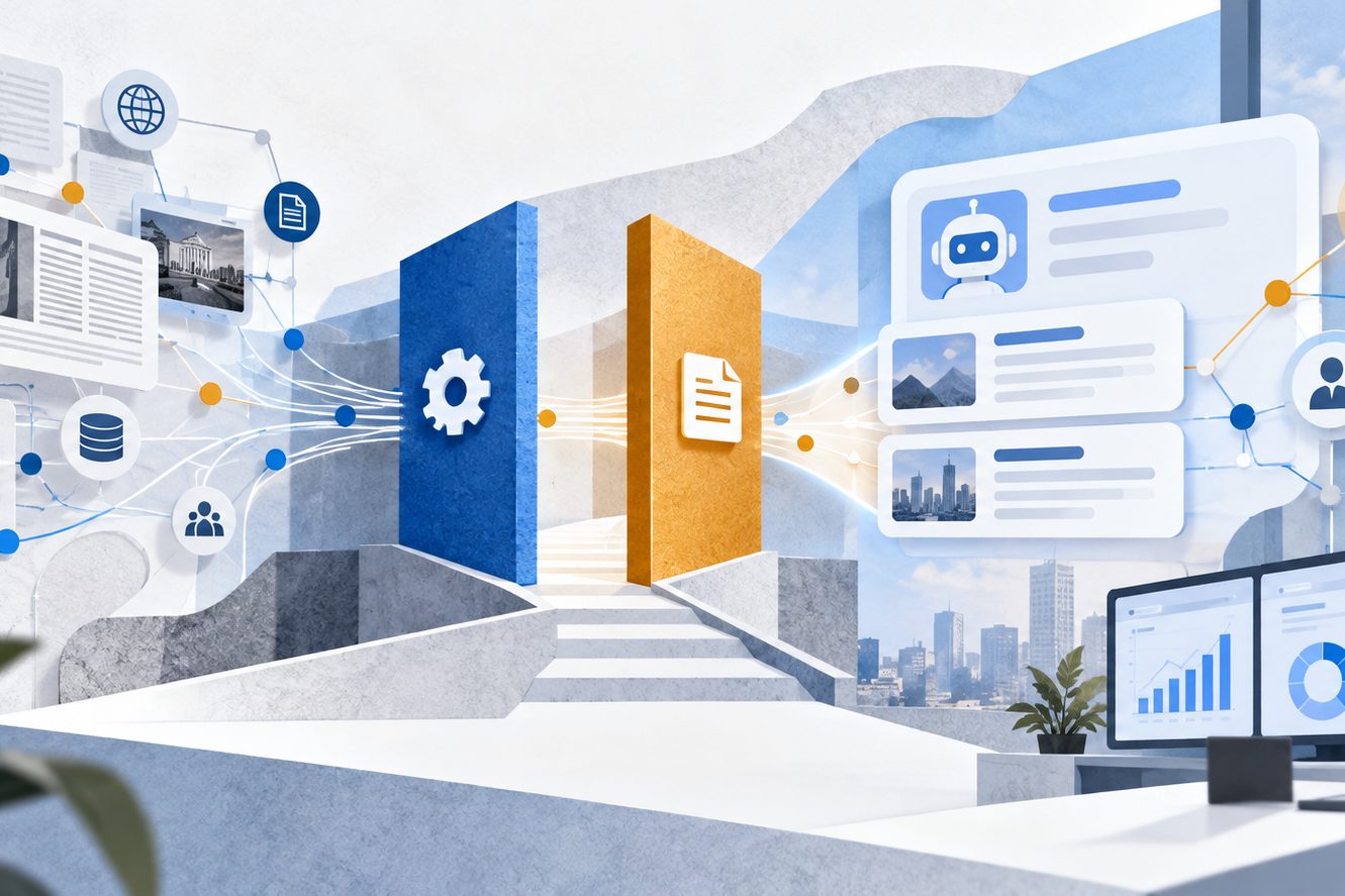 AI搜索信源双门槛模型示意图